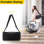 Minne Baby Travel Bag for Doona Infant Car Seat Stroller | Organizer Bag with Cup Holder, Phone & Wipes Pockets, Large Capacity, Water-Repellent & Lightweight, Baby Essentials Storage - Image 3