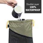 GNEGNI 2PCS Hanging Car Garbage Can - Waterproof Leakproof Trash Bag | Car Trash Can with Durable Leakproof Lining, Keeps Vehicle Clean and Neat - Image 3