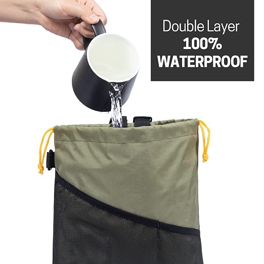 GNEGNI 2PCS Hanging Car Garbage Can - Waterproof Leakproof Trash Bag | Car Trash Can with Durable Leakproof Lining, Keeps Vehicle Clean and Neat - Image 3
