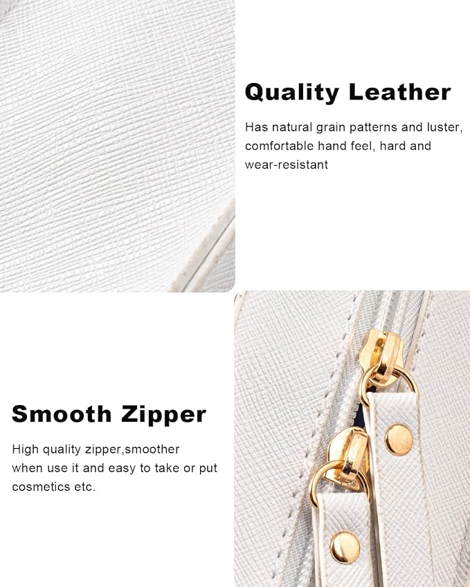 Small Clear Makeup Bag for Women, Mini Cosmetic Bag Portable Makeup Pouch Organizer with Zipper Waterproof Travel Cosmetic Case Cute Travel Toiletry Bag Car Organizer for Essentials - Image 5