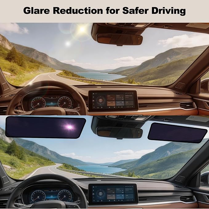 Static Cling Car Window Shades, 2 Sizes Combo Pack, 4PCS Set | Two Size Combination, Secure Hold, Clear & Privacy Coverage, Residue-Free Removal, Ideal for Driver & Passengers - Image 4
