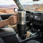 Car Cup Holder Expander Adapter for Large Bottles, Compatible with Stanley 40oz Tumbler with Handle, Yeti Rambler 36oz/46oz, Hydro Flasks - Adjustable Base Fits Most Vehicles, SUVs, Trucks & RVs - Image 6