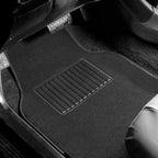 VaygWay Carpet Floor Mat for Car – Premium Quality 4 Piece Heavy Duty Set – Automotive Universal Fit Floor Mats for Cars, SUV, Truck w/Safety Heel Pad –Classic Black All Weather Rugs - Image 6