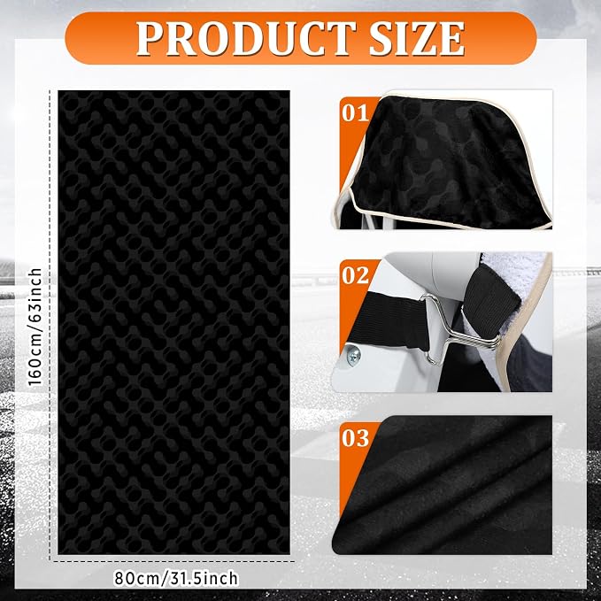 Lonfliness 2PCS Car Seat Cover Towel Non Slip Front Seat Car Seat Towel Athletic Running Towel Washable Seat Cover for Gym Workout Sweat Outdoor Sport Beach Hiking Yoga (Midnight) - Image 2