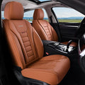 Coverado Car Seat Covers, Front Covers for Cars, Car Seat Cover Front Seats, Automotive Seat Cover, Waterproof, Leather Car Seat Cushion, Universal Interior Covers Seat Protectors for Most Cars by COVERADOAUTO