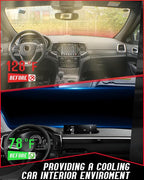 Custom Fit Windshield Sun Shade for Kia K4 2025 2026 | Foldable, Easy to Install & Store, Full Coverage, 210T Reflective Fabric, Blocks 99% of UV Rays - Image 3