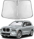 EcoNour Windshield Sunshade Compatible for BMW X7 2018-2023 2024 2025, Sun Visor for Front Windshield & Window Sun Shade Cover, UV Heat Blocker & Protector, Car Accessories by EcoNour
