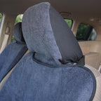 BDK UltraFit Waterpoof Car Seat Towel Cover, 2 Pack with Black Trim – Washable Sweat Seat Protector, Ideal for Gym Swimming Surfing Running Crossfit, Fits Most Auto Truck Van SUV - Image 9