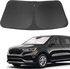 Front Windshield Sun Shade Foldable Car Front Window Sun Shade Windshield Shade Custom Fit for Kia Carnival 2022-2026 Block UV Rays Car Accessories Heat Keep Cooler by FannycCargoCover