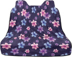 Colorful Plumeria Flower Pattern Dog Car Seat Cover Non-Slip Back Bench Protector for SUV Car Truck, Waterproof Back Seat Covers Sweat-Absorbent Auto Interior Accessories - Image 2