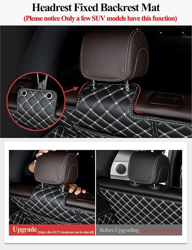 Full Coverage Protective Rear Cargo Mats Custom fits Compatible with Infiniti QX50 2009-2017-Current -Black - Image 8