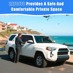 ZATOOTO 4runner Sun Shade 2017-2024, 4 Packs Soft Suede for Durable | Full Blackout for Privacy, 100% UV Protection, For Family Travel, Baby, Pet, Magnetic Quick Installation - Image 3