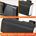 Car Sunglasses Holder for Sun Visor, Button Leather Eyeglass Hanger and Interior Storage Box - Image 5