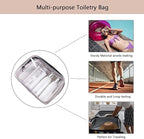 Buminee Clear Pouch Small, 6.6"x2.3"x4.7" TSA Approved Toiletry Bag, Travel Bags for Toiletries, Cosmetic Bag for Women and Men - 1 Pack Black - Image 6
