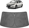 Proadsy Custom Fit 2018 Nissan Leaf Windshield Sun Shade, Blocks Heat | Ice Crystal Micro-Refraction Blocks 99% UV, Drops Cabin Temp 54°F. Foldable Full Coverage for Summer Parking/Camping Privacy by Proadsy