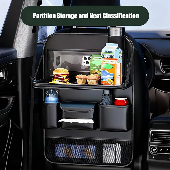 1 Pack - Car Organizer, Back Seat Car Organizer, Back Seat Organizer, Seat Back Organizer.(Black) - Image 4