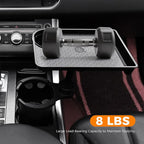 3-in-1 Car Cup Holder Tray for Eating with Double Cupholders | Expander 2.6"-3.7" Inner Diameter Standard Vehicles, Car Seat Cups Holder with 10.24" Snack Tray Organizer & Phone Holder - Image 5