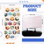 1 Pack Car Seat Towel Cover with Storage Bag, Multi National Parks Style | 63 x 32 in Car Towel Seat Cover Non Slip Waterproof, Gym Workout Swimming Running, Machine Washable Sweat Absorbent Protector - Image 2