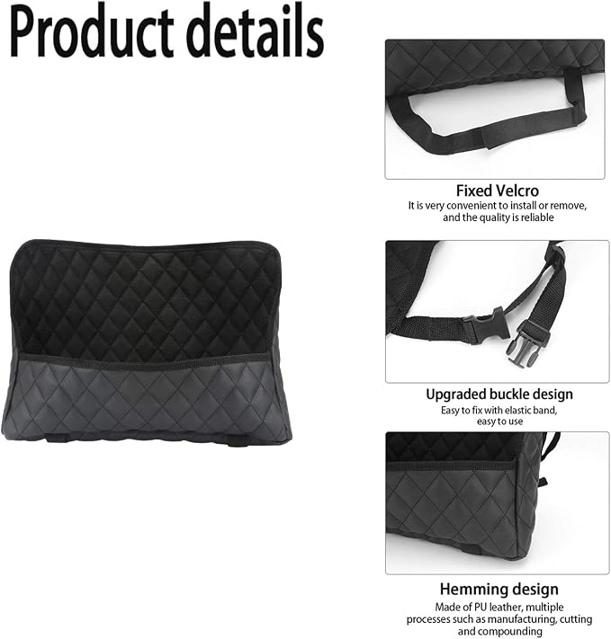 Car Handbag Holder Between Seats Back Storage Organizer Net Pocket Purse Holder Tissue Purse Holder, Driver Storage Pouch for Handbag Cup - Image 5