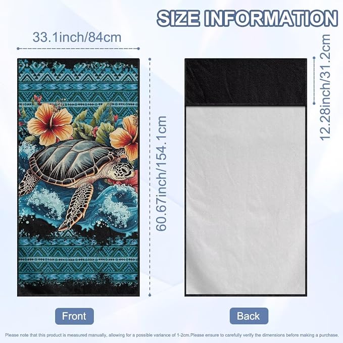 Aztec Sea Turtle Car Seat Towel with Storage Bag Hawaiian Sea Turtle Auto Interior Seat Protector for Front Seat Only Stain Resistant Bench Seat Cover Auto Seat Interior Decor Towel Universal - Image 7