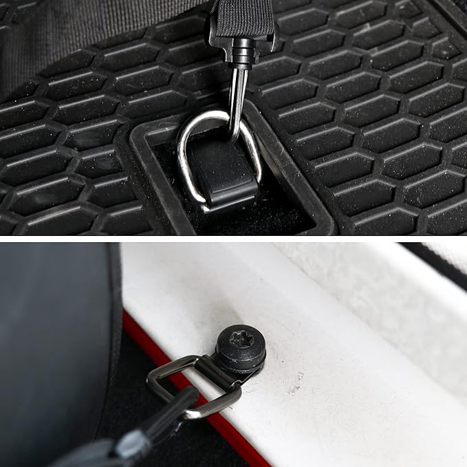 Pet Net Vehicle Safety Mesh Dog Barrier for Jeep Wrangler 4-Door | JK JL 4-Door 2007-2026, Fits Behind Rear Seat, Suitable For Medium, Large Pets, Easy To Install - Image 5