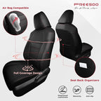 FREESOO Custom Leather Seat Covers for Toyota Corolla L LE 2020-2022 | Sedan, Full Set, Waterproof, Airbag Compatible, Scratch-resistant, Anti-slip, Protector Cushion, Durable Material, Easy-clean - Image 3