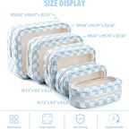 YOPCDJ 5PCS Diaper Bag Organizer Pouch Set, TSA Approved Toiletry Bag，Clear Waterproof TPU Makeup Bag Set Travel Organizer Bags for Women and Kids - Image 3