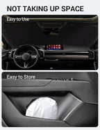 Proadsy Custom Fit 2023-2026 Mazda CX-50 Windshield Sun Shade, Blocks Heat | 240T Heat Shield, Drops Temp 54°F, Blocks 99% UV, Prevents Dashboard Cracking, Summer Parking & Beach Trips, Easy Twist-Fold - Image 9