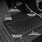 AUXKO All Weather Cargo Mat for Kia Sportage 2023 2024 2025 | High Wall,All-Weather,All Season,Odorless,Anti Slip,Rain&Salt Resistant,TPE Material,Black,Accessories,Pet Friendly - Image 6