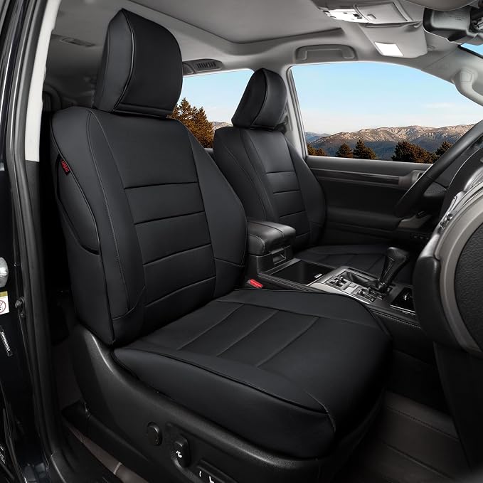 Ranaya Custom Fit Lexus Seat Covers for Lexus GX460 2012–2023 | for Base,Premium,Luxury,7-Passenger Full Set,(Fits 2nd Row Bench Seat),Waterproof Leatherette,Pet & Kid Friendly,Black by Ranaya
