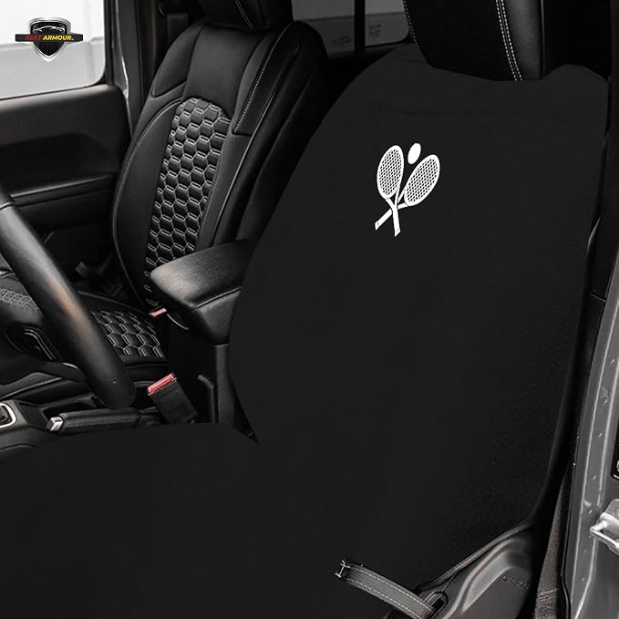 Seat Armour (SA100TRCQB) Black 'Tennis Racquet' Seat Protector - Image 7