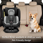coverdream Full Set Leather Seat Covers for Toyota Corolla 2009-2013 Base,L,LE,XLE Sedan,Airbag Compatible,Waterproof Car Seat Protector,Fit Like A Glove(Beige) - Image 2