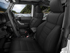 GIANT PANDA Neoprene Seat Covers for Jeep Wrangler JK 4-Door (2011-2012), Neoprene UV&Waterproof, Foam Padded, Front & Rear Seat Covers(Black) - Image 7