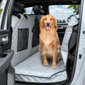 Dog Car Seat Cover for Back Seat - Waterproof Pet Hammock with Embedded Insert Door Protectors (XLarge for Crew Cab Truck with Fold‑Up Seat) by Unknown