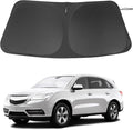 Windshield Sun Shade for 2014-2019 2020 Acura MDX Accessories | Full covered, Foldable & Durable, Block UV Rays, Reduce Heat, Easy to install, Keep Car Cooler by LHFLIVE
