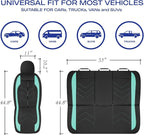 Skechers Car Seat Covers,Luxury Faux Leather Seat Covers,Waterproof Anti Slip Car Seat Protector Front Seats,Car Accessories Airbag Universal Fit for Most Cars,Vans,Trucks,SUV,Mint - Image 5