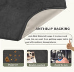 Waterproof Backseat Cover for Car Trucks Van SUV Jeep,Rear Bench Towel Seat Covers,(Grey) - Image 6
