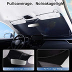 2026 Upgraded Zanch Windshield Sun Shade for Sedan, SUV, 59''x29'' | UV Protection & Heat Reduction, Light-Blocking, Heavy-Duty, Easy to Store&Setup, Keep Interiors Cool, Sun Shield for Parking - Image 6