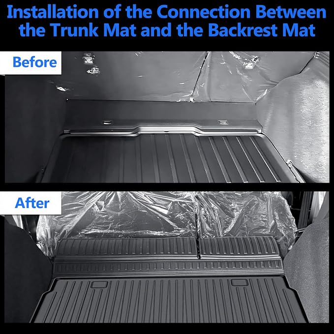 AUXKO Floor Mats Upper Cargo+Backrest Mat Door Sill for 2026-2023 Honda CRV | Include Hybrid,High Wall,All-Weather,All Season,Odorless,Rain&Salt Resistant,TPE Material,Accessories,Pet Friendly - Image 6