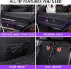 TKYZ Large Dog Car Seat,Back Seat Extender for Dogs,Hard Bottom Seat Cover | Waterproof,Pet Hammock Suitable for Large,Medium,Small Dogs,Pet Seats Protector for sedan, SUV and Truck - Image 4