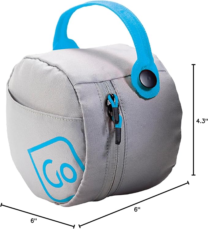 Go Travel Universal Travel Pillow Packer, Roll to Fit, Blue | Compatible with Most U-Shaped Memory Foam Neck Pillows, Perfect for Airplane, Bus, Car, and Train Journey, Travel Essentials - Image 9
