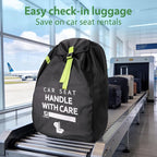 Upgrade Car Seat Travel Bag for Airplane: Backpack Carseat Bags Fit Graco | Car Seat Cover with Shoulder Handle for Airport Fit All Carseats, Infant Carriers Booster Seats Like Doona, Travel Essentials - Image 4
