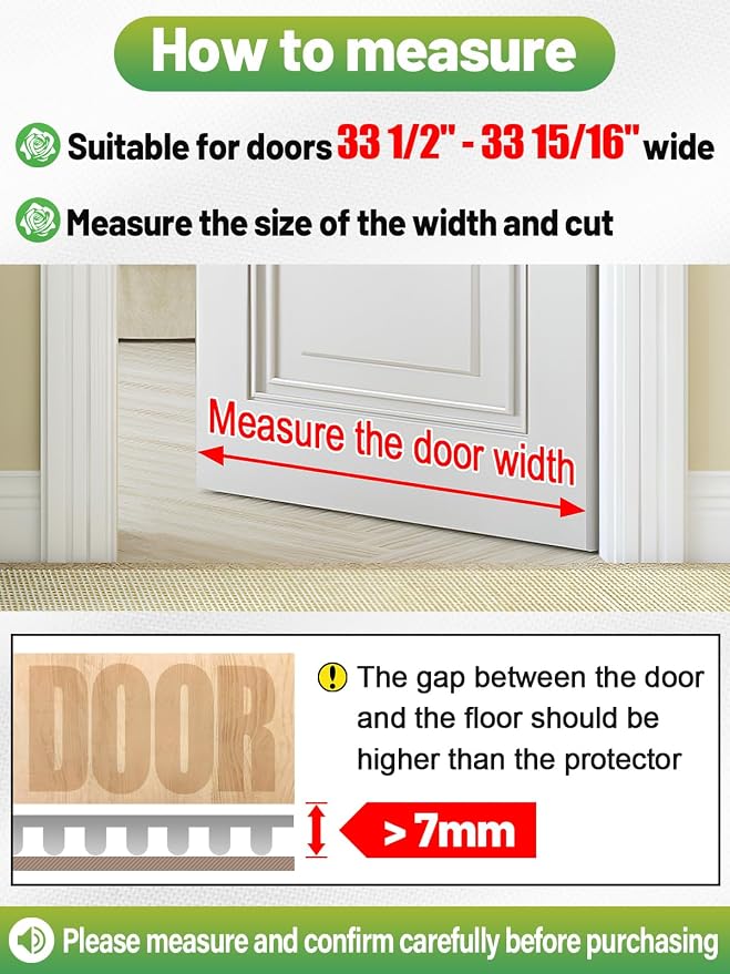 MEWTOGO 9.18Ft(L) Anti-Slip Carpet Protector for Pets | Cat Carpet Protector, Scratch-Resistant Pets Scratch Stopper, Easy to Cut Floor Runner Under Doorway to Prevent Tearing - Image 4