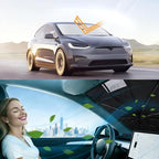 Windshield Sun Shade Umbrella for 2016-2026 Tesla Model X Tesla X | Full covered for windshield, Block UV Rays, Heat Reduction, Easy to install, Durable & Fold Up Small - Image 6