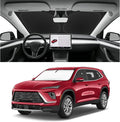 Custom Fit Windshield Sun Shade for Buick Enclave 2018-2024 | Blocks UV Rays and Sun Heat, Helps Reduce Interior Temperature, Protects Dashboard from Fading, Folds Easily for Storage by SLOGENTO