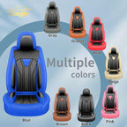 Fit Altima Car Seat Covers for Nissan Altima 2010-2025 2026- Full Set Premium Leather, Waterproof&Breathable, All-Weather Seat Cushion Protecto & Airbag Compatible, 2 Front Seat Blue & Black - Image 8