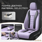 Coverado Car Seat Covers, Front Covers for Cars, Car Seat Cover Front Seats, Automotive Seat Cover, Waterproof, Leather Car Seat Cushion, Universal Interior Covers Seat Protectors for Most Cars - Image 2