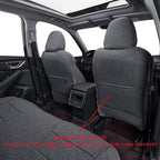 coverdream Forester Car Seat Covers Custom Fit for 2009-2013 Subaru Forester Seat Covers,Rear Seat W/Cup Holder,Full Coverage Polyester Seat Protector(Full Set,Gray) - Image 2