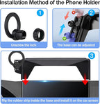 Magnetic Phone Holder for Honda Accord 2023 2024 2025 2026 EX-L Hybrid/ Touring Hybrid/ Sport Hybrid/ Sport-L Hybrid [Fits 12.3-Inch Screen Only] for Magsafe Car Cell Phone Mount with Storage Box - Image 5