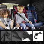 3PCS Car Privacy Curtain, Vehicle Blackout Divider Curtain with 2 Rear Side Window Shades, Car Sunshade Screen Cover Blocks Light for Sleeping Camping Fit Sedan SUV Truck - Image 3